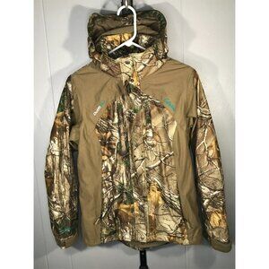 Cabelas Jacket Womens Small Outfit Her Insulate Camo Teal Hood Zip RealTree Xtra